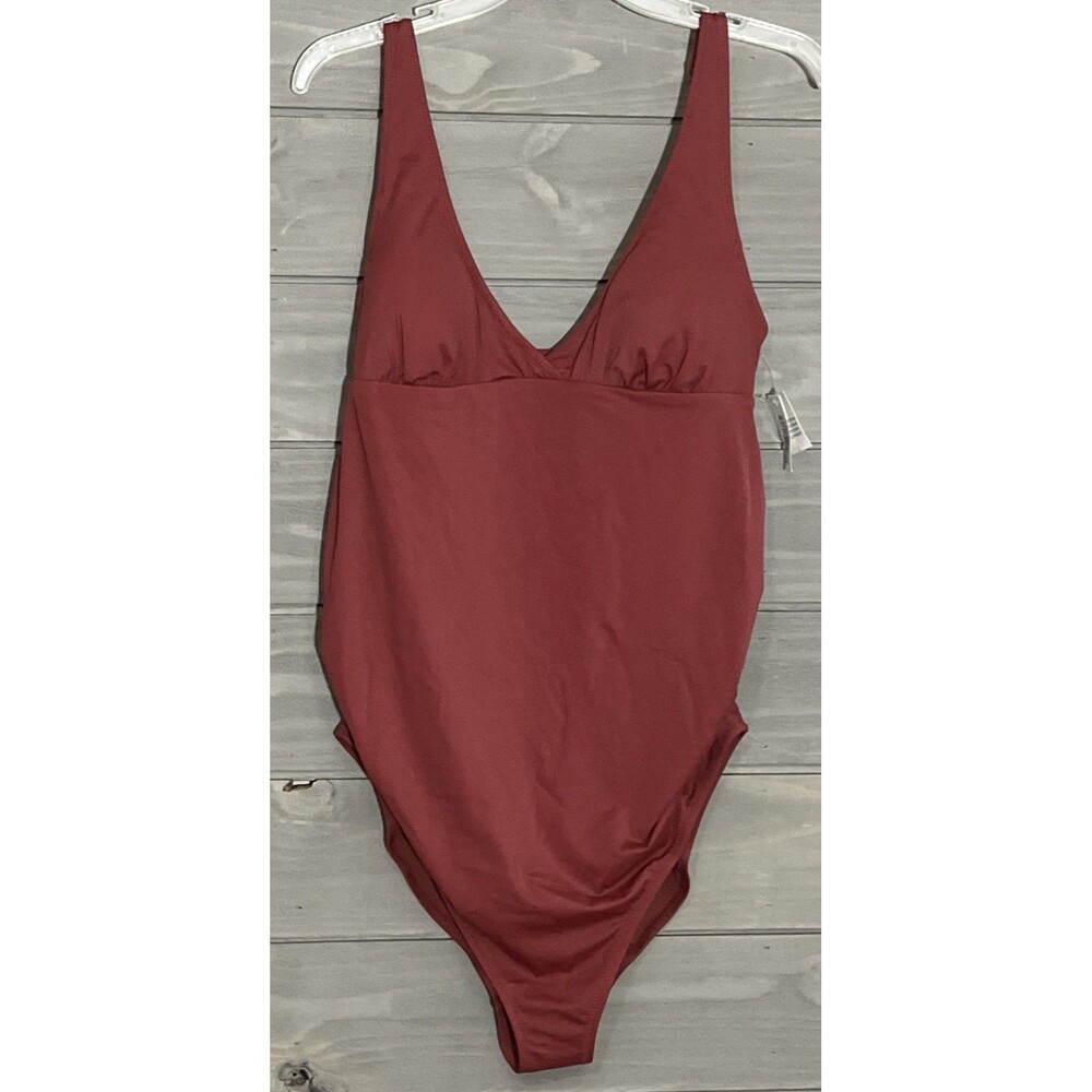 Amazon Essentials One Piece Swimsuit Womens XL NWT Spice Vacation Beach Cruise